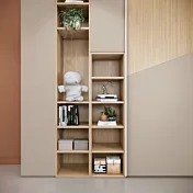 armadio con librerie