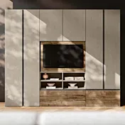 armadio vano tv in legno