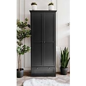 Composizione nordica per l'ingresso grigia antracite