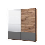 armadio color legno scorrevole