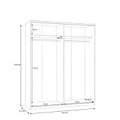 armadio moderno scorrevole