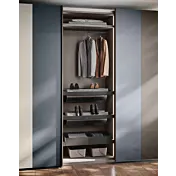 armadio azzurro laccato