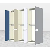 armadio colorato camerette