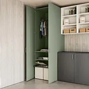 mobile lavanderia con cesti