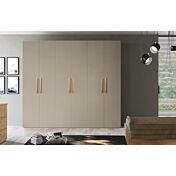 armadio finitura tortora 6 ante