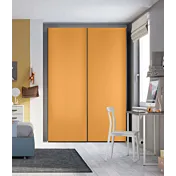 armadio scorrevole arancia