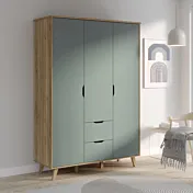 Armadietto Agave e Rovere, stile nordico, con cassetti Zenzero Shop