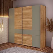 Armadio scorrevole Agave e Rovere, 2 ante scorrevoli Zenzero Shop