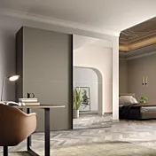 armadio con specchio bronzo