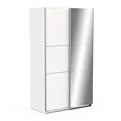 armadietto stretto scorrevole bianco opaco