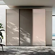 Armadio 3 ante scorrevole, laccato, L.286 H.256