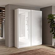 armadio piccolo bianco lucido