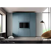 armadio petrolio con vano tv