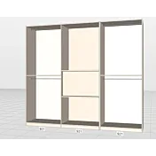 armadio con pannello girevole per tv