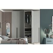 Camera da letto a prezzo basso, Rovere gesso e Grigio Dorian