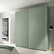 Armadio Agave con maniglioni Olmo natura, 2 ante scorrevoli Zenzero Shop