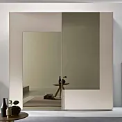 Armadio scorrevole a 2 ante, Cachemire con specchi Bronzo Zenzero Shop