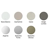 Armadio scorrevole Calce con specchio fumè, 2 ante, design moderno in promozione