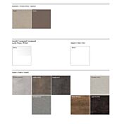 Armadio scorrevole a 3 ante, Noce Moro, Argilla e Orzo