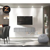 Mobili porta tv design in finitura Ossido, anta a ribalta