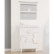 Bagnetto Winnie per neonati Bianco con decori orsetto