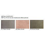 Mobile con lavabo integrato Bianco opaco, sospeso