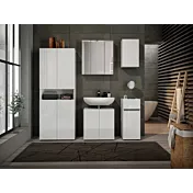 bagno moderno bianco lucido Made in Italy