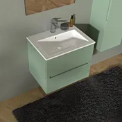 mobile da bagno verde