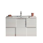 bagno bianco lucido sospeso