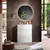 Mobile da bagno a terra con 3 cassetti, L.63 cm, disponibile in diverse misure