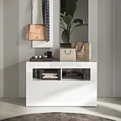 panca bianca da ingresso