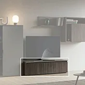 mobile tv cannettato grigio