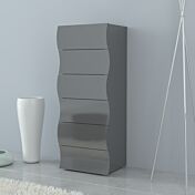 scarpiera moderna grigia