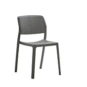 Poltrona  in polipropilene colore grigio antracite