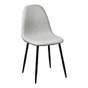 Sedia moderna in tessuto, colore Grigio