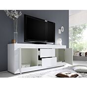 Madia bassa, Bianca Lucida con 2 ante e 2 cassetti