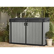 Baule da esterno Quercia, porta attrezzi per giardino, capacità 2020L