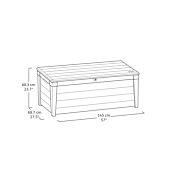 Baule porta oggetti per esterni, Mandorlo