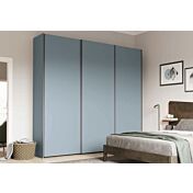 Armadio scorrevole a 3 ante H.257 L.267.5, color Cadaques