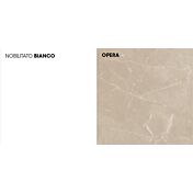 Madia di Design Alta, Credenza Moderna 2 ante, Bianco Nobilitato e Opera