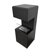 Camino a bioetanolo biocamino da terra, Nero, 40x40x100 h cm in offerta