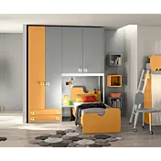 ponte armadio arancione