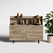 madia con sopralzo argilla