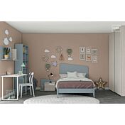 Cameretta moderna per ragazzi in finitura Cadaques e Noce brina