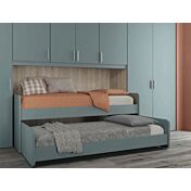 Armadio a ponte con 7 ante battenti in finitura Cadaques