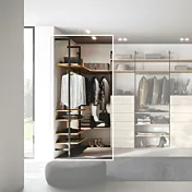 cabina a giorno noce biondo