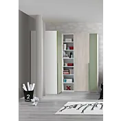 cabina ad angolo salvia