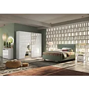 camera bianca lucido