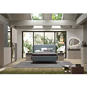 camera moderne beige e grigia