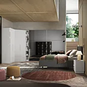 camera con armadio bianco